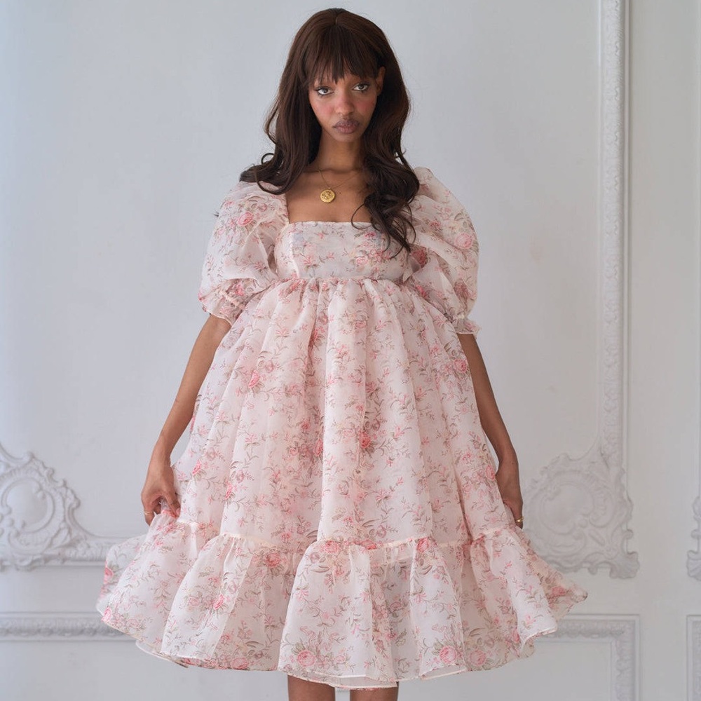 Selkie French Puff Dress
